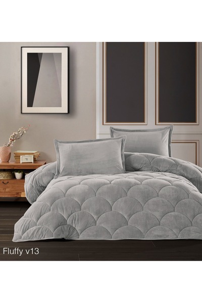 cs ilkim "With a Gift" Double-Sided 195X215 Luxury Welsoft Quilt''Extra Plump...