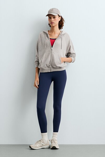 Oysho Zip-up fleece hoodie
