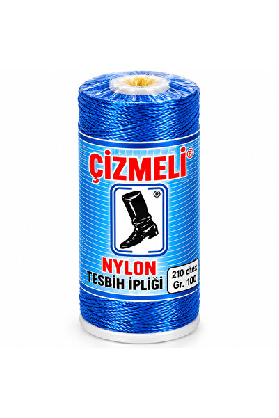 Torna Türk 100 Gram Çizmeli Marka Tesbih İpi 12 Numara Mavi