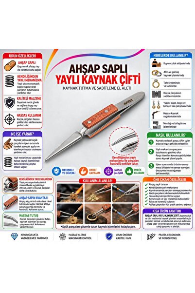Torna Türk Ahşap Saplı Yaylı Kaynak Çifti