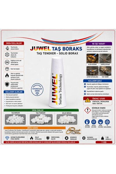 Torna Türk Taş Boraks - Taş Tenekeler _ Juwel Marka