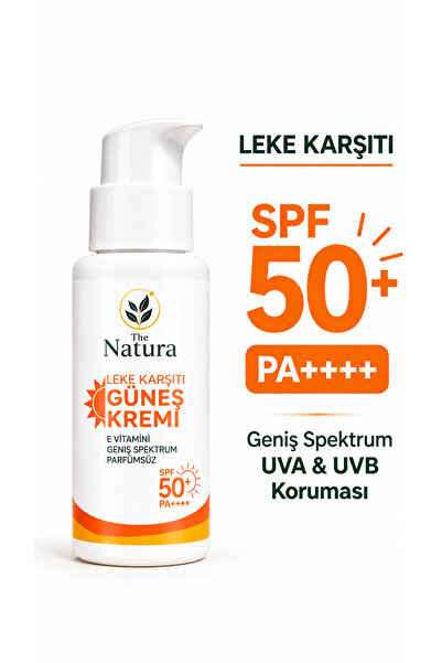 Leke Karşıtı Güneş Kremi SPF 50+ Yüksek Koruma PA++++ E Vitamini 50 ml