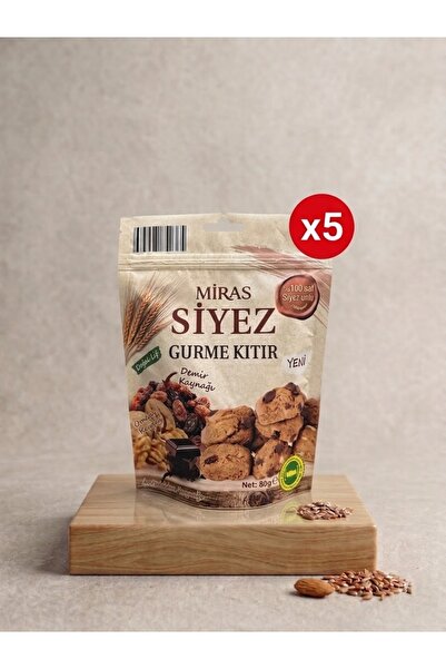 Siyez Kurabiye 100gr 5’li paket