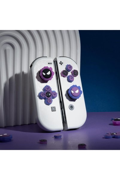 Choice1 مجموعة أغطية أزرار D-Pad السيليكونية وأغطية الإبهام لجهاز سويتش 1 وسو...