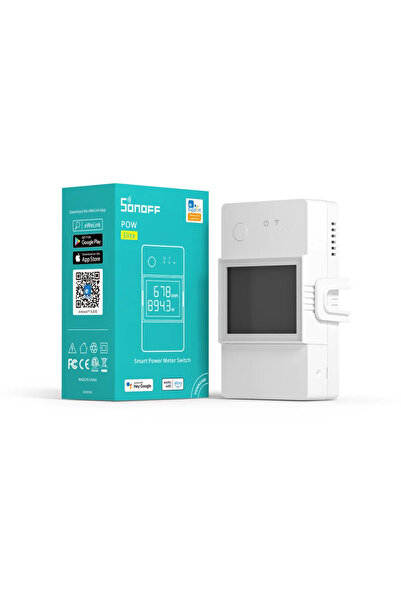 Sonoff Releu inteligent WiFi POW Elite R3 POWR316D, 16A afisaj LCD