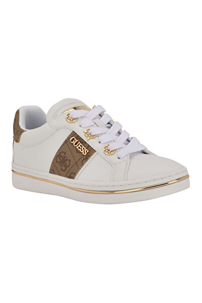 Guess Stew Lace Up Low Profile Logo Detailed Sneaker