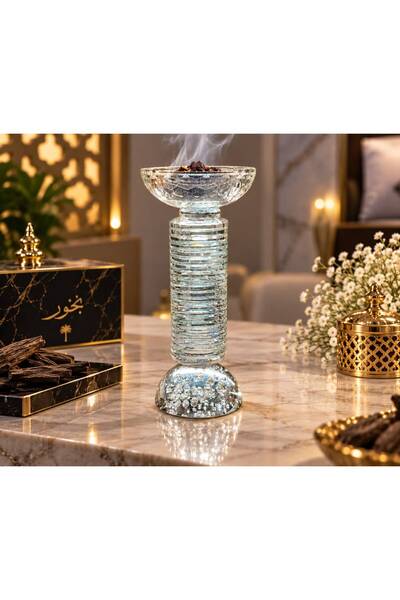 aljahwari مبخرة زجاجية كريستالية فاخرة
