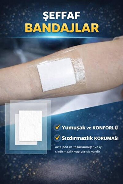 Seburem Şeffaf Film Örtü 9 cm x 10 cm 25 Adet