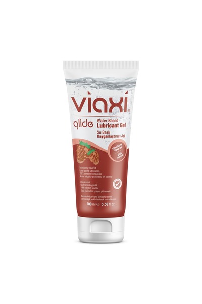 Viaxi Glide Kayganlaştırıcı Jel Çilek 100 ml SKT:11/2026