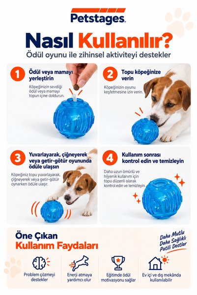 Generic Brand Orka Tennis Ball Shaped Dog Toy