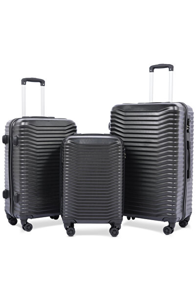 Generic 3-Piece Luggage Set - 20"/24"/28" ABS Material | Lightweight | Combin...