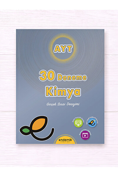 Endemik Yayınları Endemik 2026 Ayt Kimya 30 Lu Deneme Sınavı