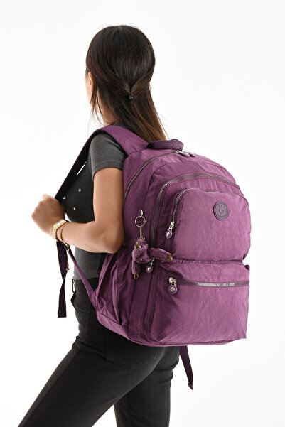 571 Collections Çanta Unisex Purple Ultra Light Σχολικό και Ταξιδιωτικό Σακίδ...