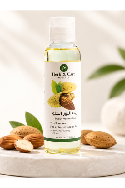Herb هيرب آند كير زيت اللوز الحلو 118 مل للعناية بالبشرة والشعر