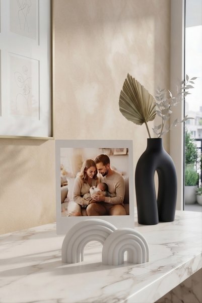 TUTACENTER Plastik Fotoğraf ve Not Tutucu Gökkuşağı Standı – Instax Fotoğraf ...