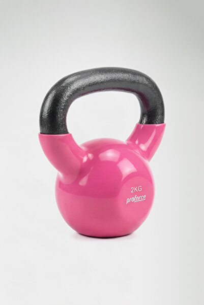 Proforce KTB 2 Dışı Vinil Kaplı İçi Çelik Döküm Kettlebell 2 Kg