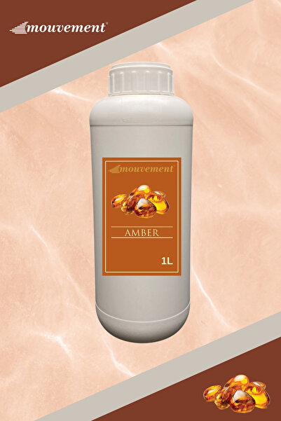 MOUVEMENT Amber Reed Diffuser Refill 1000 ml - Oda Kokusu Yedek Şişesi + 20 A...