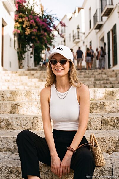 Lela Γυναικείο Πλεκτό Τοπ με Κορδόνια Super Crop 5865554