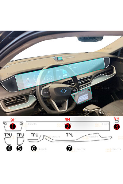 ael-tech Togg T10F Compatible Instrument Passenger Information Display, Inter...