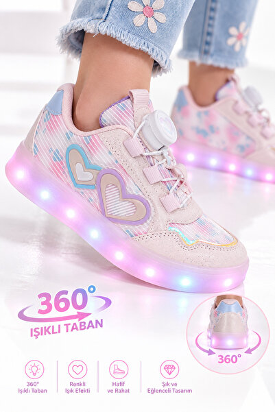 Kid's World Comfort Yumuşak Esnek Işıklı Çocuk Ayakkabısı