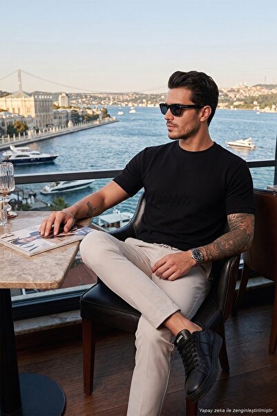 Buratti Stretch Cotton Slim Fit Crew Neck t Shirt Men t Shirt 5902639