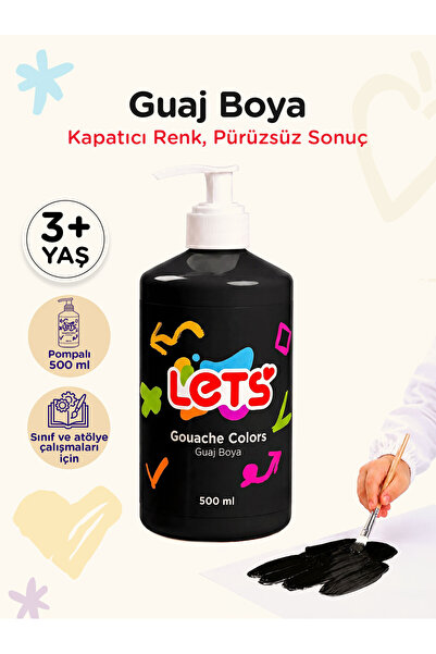 Lets Guaj Boya Siyah 500 ml