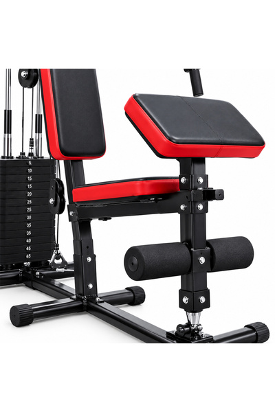 Active Pro محطة تمارين منزلية متعددة الوظائف مع مجموعة أوزان تصل إلى 50 كجم