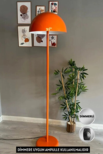 Bamyum Dimmerli Işığı Ayarlanabilen Işığı Artırılıp Azaltılabilen Turuncu Met...