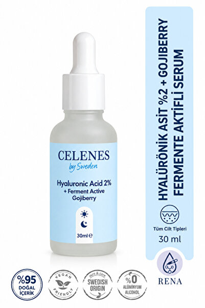 Celenes Intensive Moisturizing and Skin Renewing Rena Hyaluronic Acid Serum -...