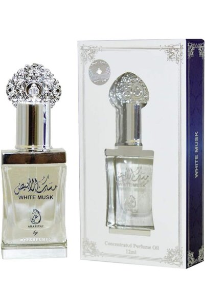 Arabiyat زيت عطري مركز برائحة المسك الأبيض ١٢ مل | عطر غير كحولي للرجال والنس...
