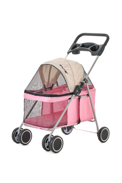 justie pet Parthenon Kedi & Köpek Arabası Pembe 93x80x45cm