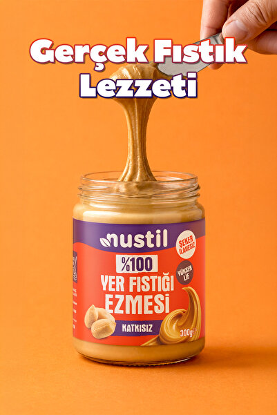 NUSTİL %100 Yer Fıstığı Ezmesi 300g