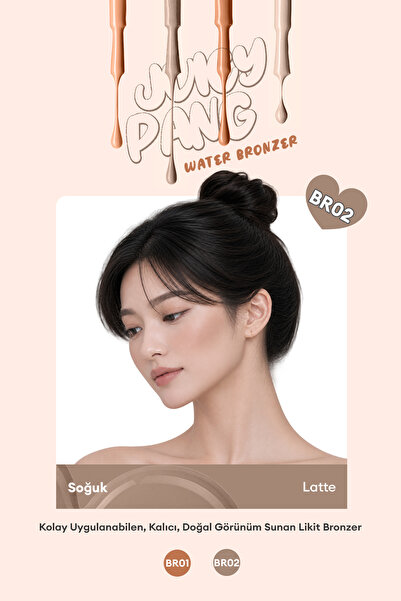 Missha Kolay Uygulanabilen, Kalıcı, Doğal Görünüm Sunan Likit Bronzer Juicy-Pang Water Bronzer (BR02)