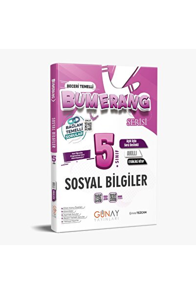 Günay Yayınları GÜNAY YAYINCILIK 5. SINIF BUMERANG SOSYAL BİLGİLER ETKİNLİKLİ...