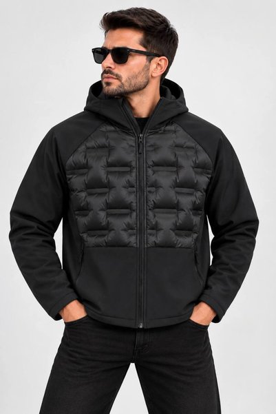 HK Premium Tekstil HK Premium Erkek Parmak Baskı Kapitone %100 Polyester Hibr...