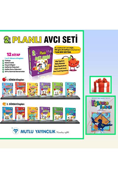 Mutlu Yayıncılık Planlı Avcı Serisi 2.Sınıf (Set) Yeni Baskı ! ( 2026-2027 Yı...