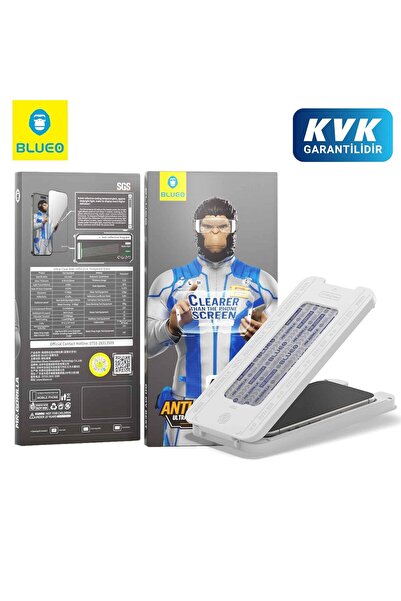 BLUEO İphone 14 / 13 / 13 Pro Ultra Clear Ar Anti-reflective Hd Uygulama Apar...