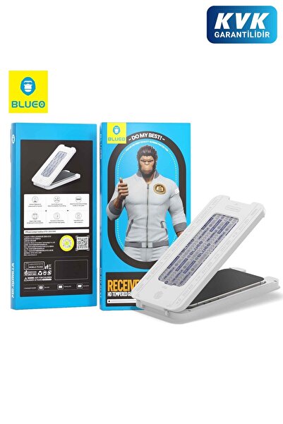 BLUEO Anti-Dust HD iPhone 15 Pro Uyumlu Ahize ve Ekran Toz Çizik Önleyici Cam...