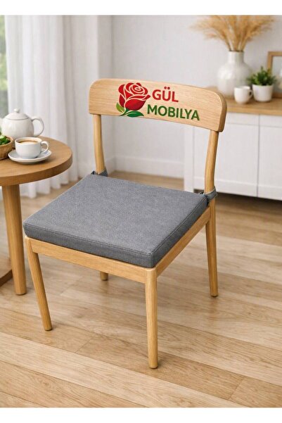Genel Markalar Bahçe Balkon Sandalye Minderi 40*40*5 cm Fermuarlı su geçirmez