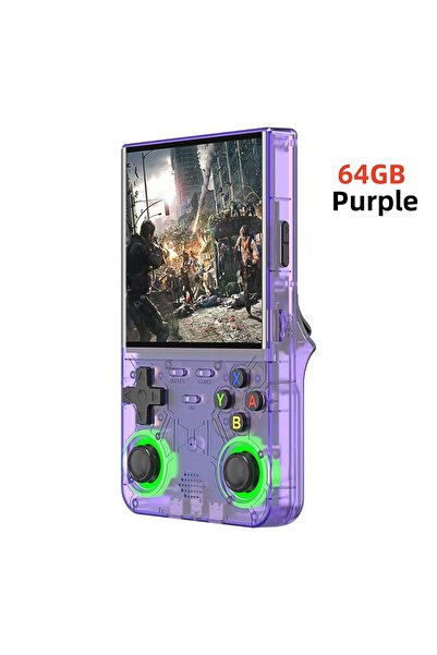 Choice3 Purple 64GB R36 Ultra Pocket Handheld Gaming Hardware, WIFI Supported...