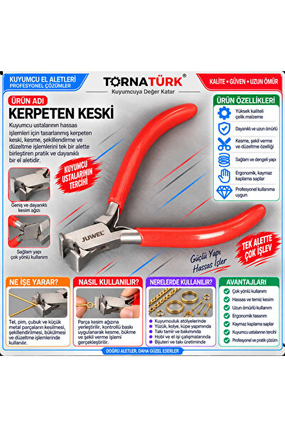 Torna Türk Tornatürk 5'' 125 Mm Orta Boy Kerpeten Keski (Kuyumcu Tepe Keskisi)