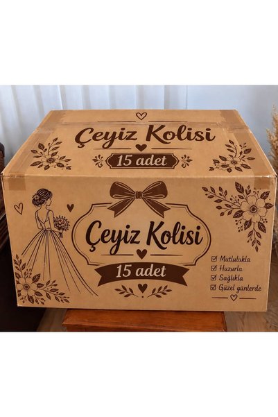 Le' Madam (15 Adet )40*60*40 Cm Taşıma Taşınma Kolisi Boş Koli Çeyiz Kolisi