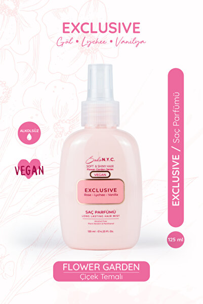 Soho N.Y.C. EXCLUSIVE -Gül – Lychee – Vanilya Kokulu Saç Parfümü 125 ml