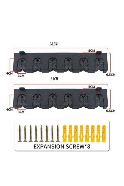 Choice Sponge Horizontal 1Pcs Fishing Rod Storage Rack 6 Holes Wall-mounted F...