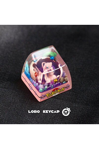 Choice4 Mewtwo Anime Keycap Pokemon Snorlax Pikachu Gengar Single Handmade Cu...
