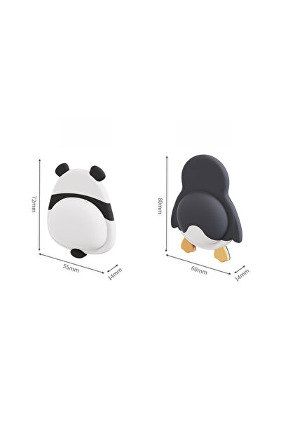 Choice 2PCS Pet Door Stopper 2/4PCS 3D Dog Cat Penguin Panda Anti Collision S...