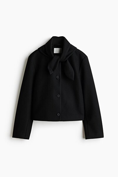 H&M Şal Yakalı Gabardin Ceket