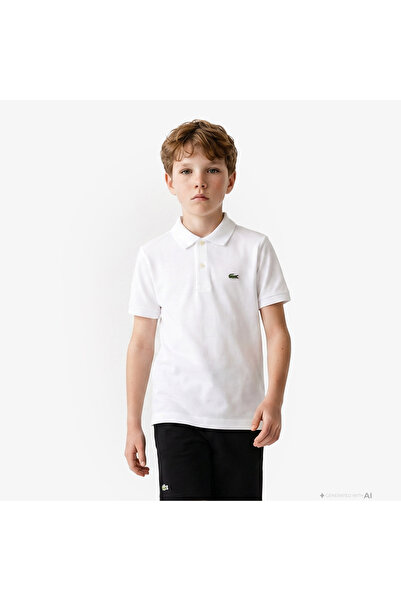 Lacoste Çocuk Beyaz Polo