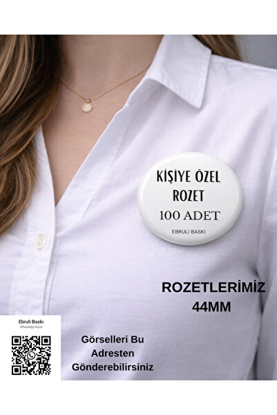 ebrulibaski Kişiye Özel Rozet – Toplu Üretim (100 Adet)