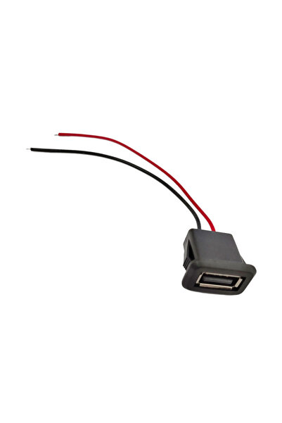 Choice11 10pcs Black 2 Pin 1-10pcs USB 2.0 Female Power Jack USB2.0 2/4Pin Ch...